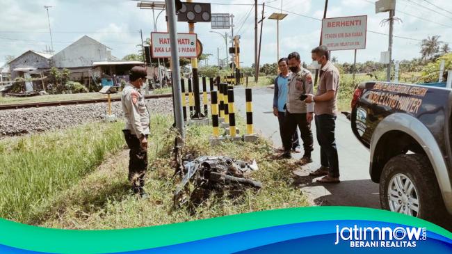 Pemotor Di Banyuwangi Tewas Tersambar Kereta Api