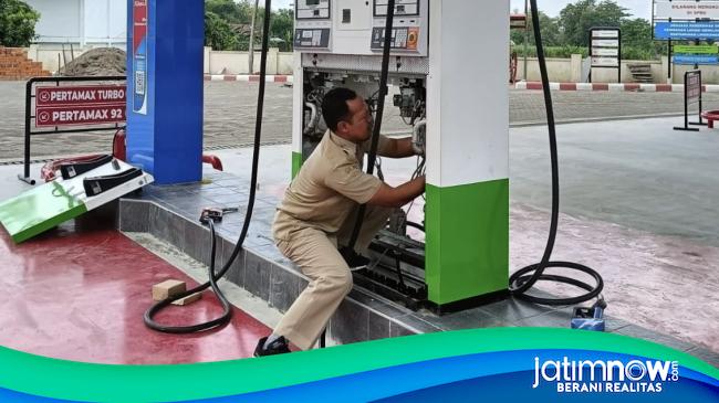 Disperdagin Tera Ulang Spbu Blabak Kota Kediri