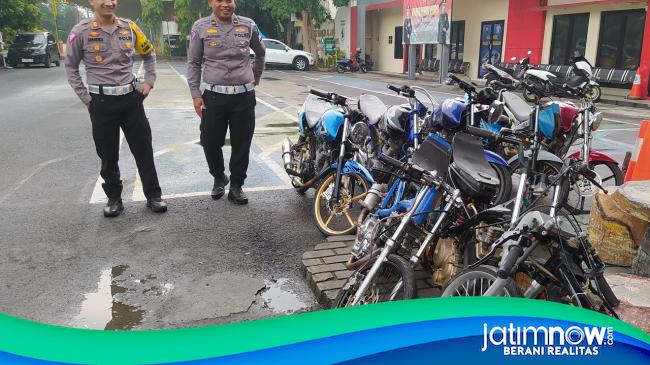 Orang Diduga Joki Diamankan Polres Bangkalan Dalam Razia Balap Liar