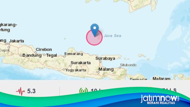 Perairan Tuban Diguncang Gempa Susulan 5 3 Magnitudo