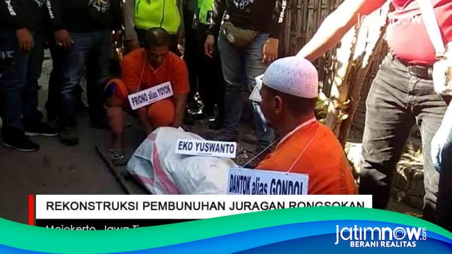 Video Rekonstruksi Pembunuhan Juragan Rongsokan