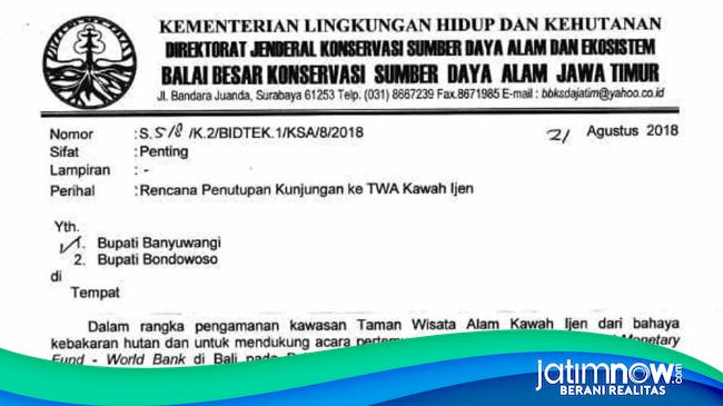 Perbaikan Jalur Wisata Kawah Ijen Ditutup Selama September