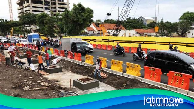 Ini Alasan Sisi Barat Jalan Raya Gubeng Tidak Boleh Dilewati Kendaraan