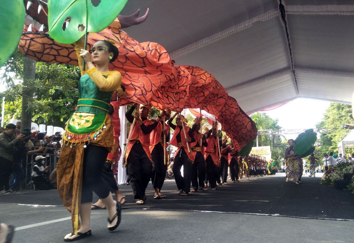 Legenda Gumuk Rondo Songo Disajikan Dalam Pawai Budaya Bojonegoro