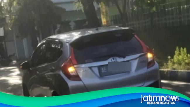 Viral Honda Jazz Disebut Dikemudikan Pria Telanjang Di Ponorogo