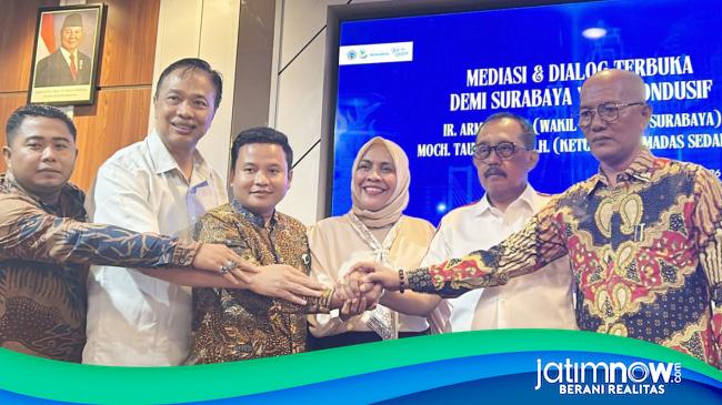 Run Unitomo Drama Ormas Madas-Armuji Berakhir Damai di Meja Rektor Unitomo