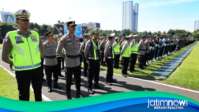 Belasan Ribu Personel Gabungan Siap Amankan Mudik Jatim 2026