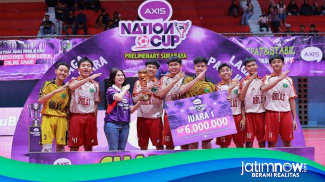 Taklukkan 42 Sekolah, SMAN 12 Surabaya Juara AXIS Nation Cup 2026