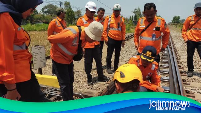 KAI Daop 7 Cek Jalur Kediri-Tulungagung, Kesiapan Petugas Jadi Sorotan