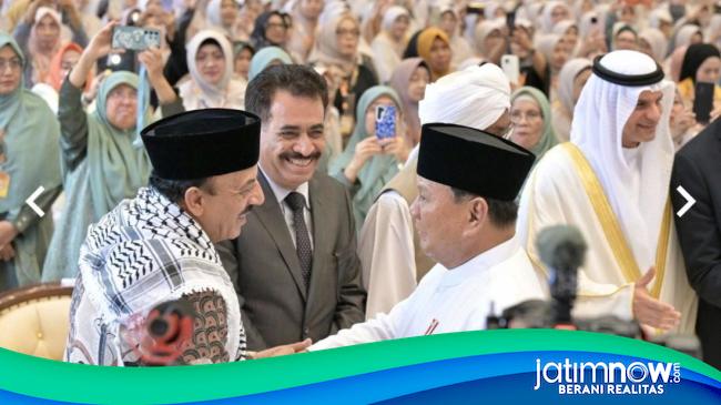 Prabowo Serukan Free Palestine di Puncak 1 Abad Gontor