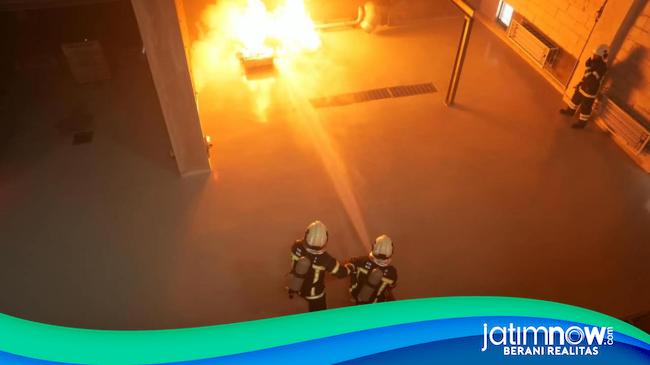 TNI AL Buka Pusat Latihan Kebakaran Modern di Surabaya