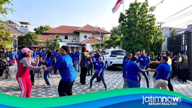 Aksi Sehat Hotel Dafam Surabaya Bareng Anak Panti Kalijudan