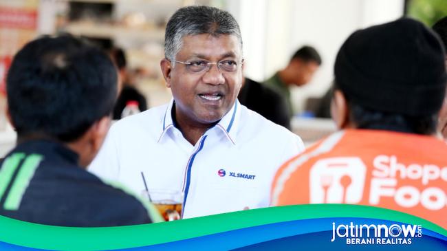 Foto: Hari Pelanggan 2026, Direksi XLSMART Temui Mitra Pengemudi di Surabaya