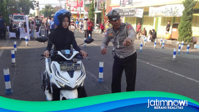 Peringati HUT Lalu Lintas, Satlantas Polres Tulungagung Gelar Pameran di CFD