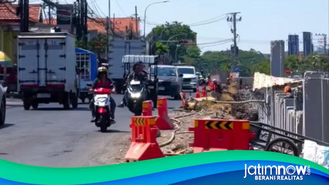 Pelebaran Jalan Wiyung-Menganti Surabaya Dikebut, 950 M Diselesaikan Tahun Ini