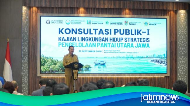 Dukung Rencana Pengelolaan Pantura, Bupati Lamongan Pastikan Perlindungan Ekosistem