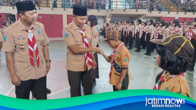Lantik Pramuka Garuda, Ini Pesan Plt Bupati Tulungagung