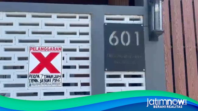 Kosan di Perumahan Dharmahusada Permai Surabaya Ditandai Melanggar Izin