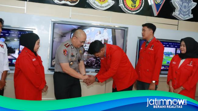 Kapolres Lamongan Bangun Komitmen Jaga Ruang Aspirasi Mahasiswa