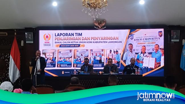 Terpilih Aklamasi, Munif Syarif Nahkodai KONI Lamongan Periode 2026-2030