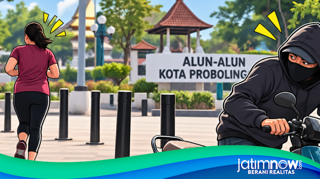 Jogging di Alun-Alun Probolinggo Motor Listrik Rp17 Juta Raib, Jukir Bilang Enggak Tahu
