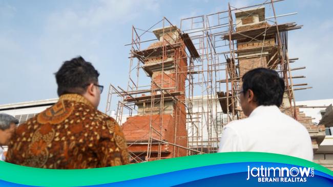 Mas Dhito Cek Progres Pembangunan Museum Sri Aji Joyoboyo Tahap 3