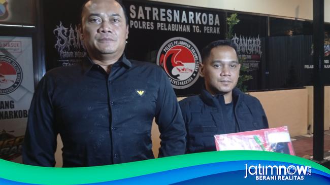 Setahun Edarkan Sabu, AY Ditangkap Satresnarkoba Polres Pelabuhan Tanjung Perak