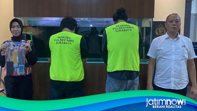 Gerebek Rumah di Peneleh, Pengedar Sabu Diciduk Polrestabes Surabaya