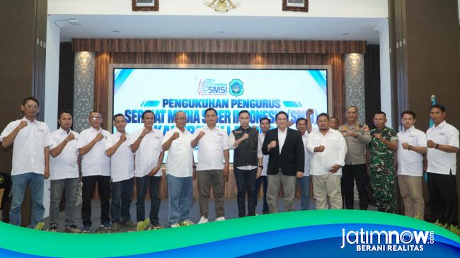 Resmi Dilantik, SMSI Lamongan Siap Kawal Program Jaga Desa