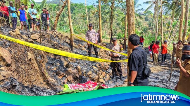 Niat Bersihkan Ladang, Lansia di Tulungagung Tewas Terbakar