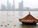 Banjir di China, ilustrasi (Foto: EPA-EFE/LI KE via Republika) 