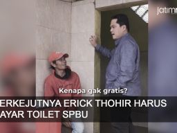Video: Terkejutnya Erick Thohir Harus Bayar dari Toilet SPBU