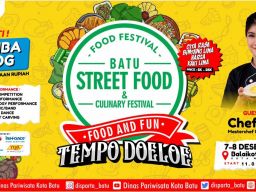Promosi Wisata Melalui Sektor Kuliner, Disparta Kota Batu Gelar Batu Street Food