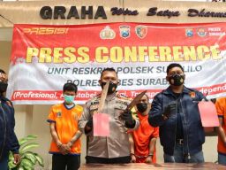 3 Bandit Bersajam yang Gasak Motor di Sukolilo, Surabaya Diringkus, 1 Didor