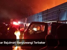 Video: Pasar Bajulmati Banyuwangi Terbakar