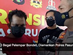 Video: DPO Begal Pelempar Bondet, Diamankan Polres Pasuruan Kota