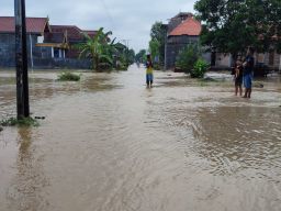 Sungai Tak Mampu Tampung Air Hujan, Beberapa Wilayah di Ponorogo Terendam Banjir