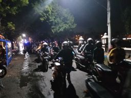 Kena Razia Balap Liar, 136 Orang Dorong Motor 2 Km ke Mapolres Ponorogo