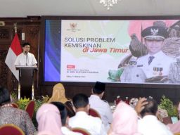 Wakil Gubernur Jawa Timur, Emil Elestianto Dardak saat menjadi kynote speaker