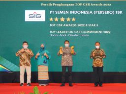 SIG Raih 2 Penghargaan di Ajang Top CSR Awards 2022