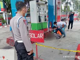 Warga Ngoro Jombang Meninggal saat Mengisi BBM Motor di SPBU