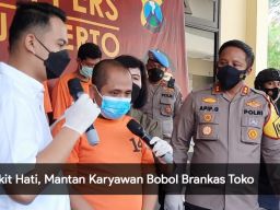 Video: Sakit Hati, Mantan Karyawan Bobol Brankas Toko