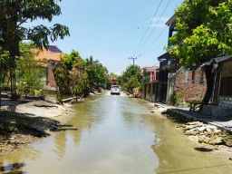 Banjir di Lamongan Berangsur Surut Sejak Masuk Bulan Ramadan