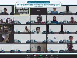Peluncuran aplikasi DepositoBPR ini digelar saat acara “The Digitalization of Rural Bank’s Deposits”. (Foto: tangkapan layar)