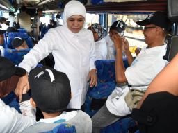 Gubernur Khofifah Sediakan Mudik Gratis Jakarta-Jawa Timur, Ini Rutenya