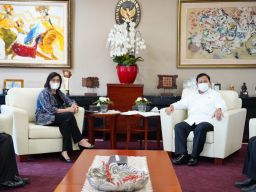 Pertemuan Menhan Prabowo Subianto dengan Menkeu Sri Mulyani (Foto: Dok. DPP Gerindra/jatimnow.com)