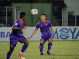 M Sabillah, salah satu pemain Persik Kediri yang dipertahankan musim ini. (Foto : Media Officer Persik Kediri/jatimnow.com)