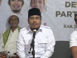 Ketua Partai Gerindra Jatim, Anwar Sadad dalam peringatan Nuzulul Quran di Jember pada Senin (18/4/2022) malam (Foto: Tangkapan layar video YouTube Gerindra Jatim)