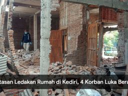 Video: Petasan Ledakan Rumah di Kediri, 4 Korban Luka Berat