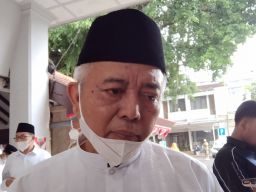 Bupati Malang M Sanusi usai menghadiri manasik haji. (Foto: Rizal Adhi Pratama/jatimnow.com)